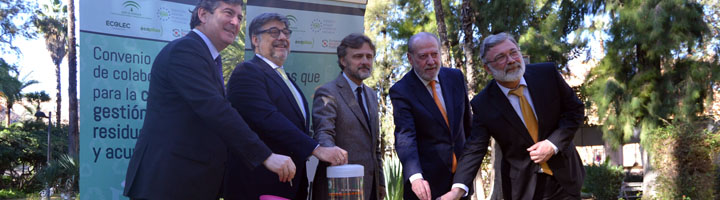 ERP firma un convenio con la Junta de Andalucía para avanzar en la gestión de pilas y acumuladores