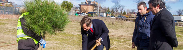 Comienzan las obras del Parque Lineal Juan Carlos I, en Boadilla del Monte