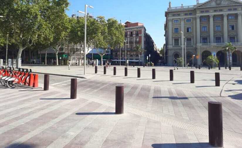 Aumenta la seguridad en La Rambla de Barcelona con la instalación de 100 pilonas antiterroristas de Hörmann