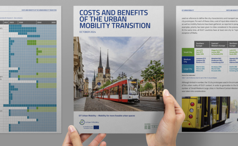 EIT analiza los costes y beneficios de la transición sostenible en la movilidad urbana