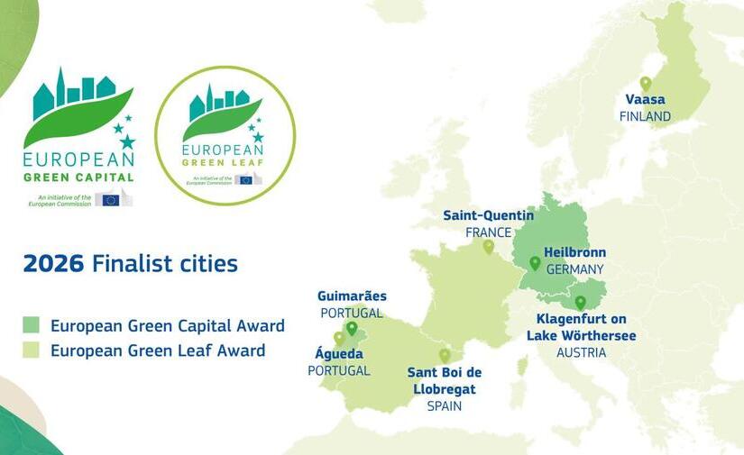 Seleccionados los finalistas de los premios Capital Verde Europea y Hoja Verde 2026