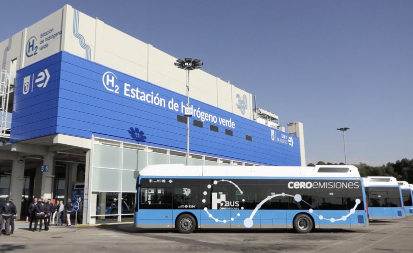 Madrid inaugura la primera hidrogenera de autobuses de Europa, avanzando en la descarbonización del transporte público