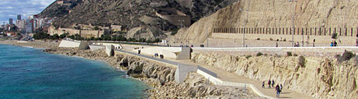 Alicante crea un gran paseo peatonal litoral en la avenida de Villajoyosa con tres miradores