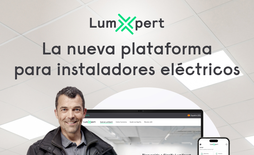 Signify Lumxpert: una plataforma pionera para electricistas e instaladores profesionales