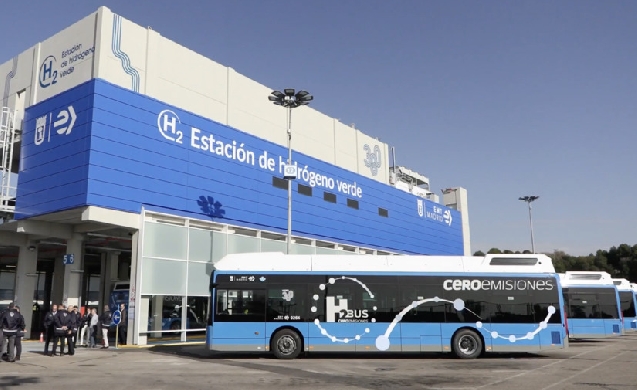 Madrid inaugura la primera hidrogenera de autobuses de Europa, avanzando en la descarbonización del transporte público