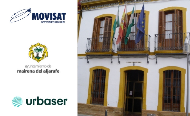 URBASER confía de nuevo en las soluciones tecnológicas de MOVISAT para Mairena del Aljarafe