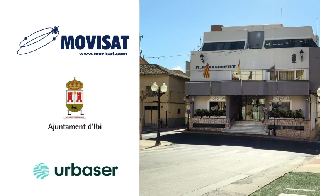 URBASER confía en las soluciones tecnológicas de MOVISAT para la limpieza de las calles de Ibi