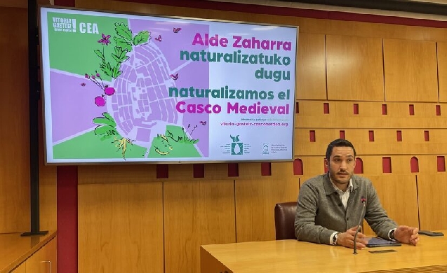 Vitoria-Gasteiz impulsa la naturalización de su Casco Medieval con un ambicioso proyecto comunitario