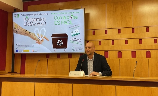 Vitoria-Gasteiz repartirá dos millones de bolsas compostables para contribuir al reciclaje de orgánica