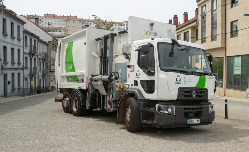 Tecnología embarcada BARON al servicio de la gestión de residuos en Santiago de Compostela