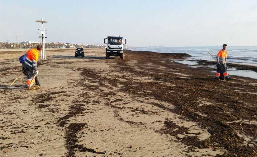 Valencia cuenta ya con un dispositivo de limpieza de playas para Semana Santa