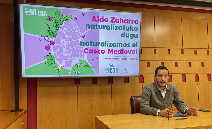 Vitoria-Gasteiz impulsa la naturalización de su Casco Medieval con un ambicioso proyecto comunitario